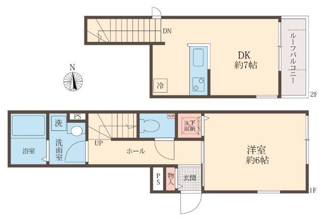 シェモア哲学堂・102号室の間取り