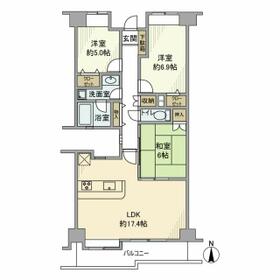 レイクヒルズ洗足公園の間取り