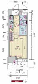プレサンスOSAKA西中島リエゾンの間取り