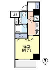 グランヴァン亀戸Ⅱの間取り