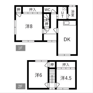 柱５丁目戸建ての間取り