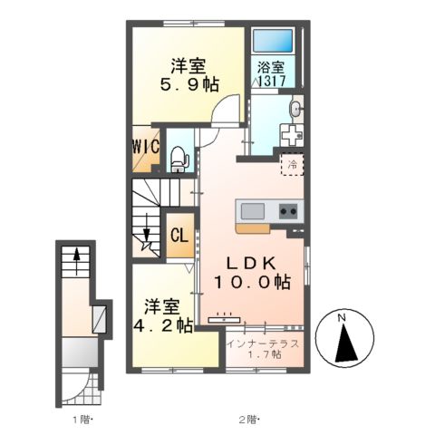 Raps(ラプス)の間取り