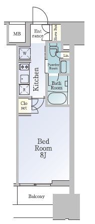 ルフォンブランシェ品川南大井・1104号室の間取り