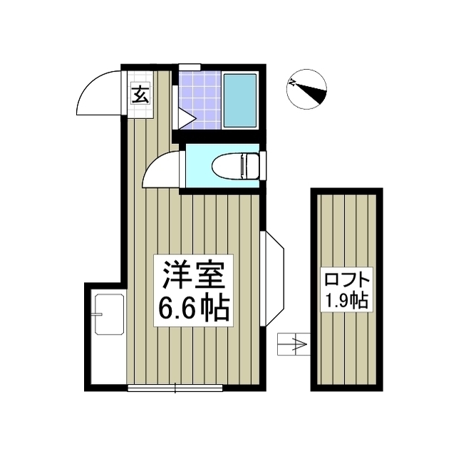 シャトー青葉の間取り