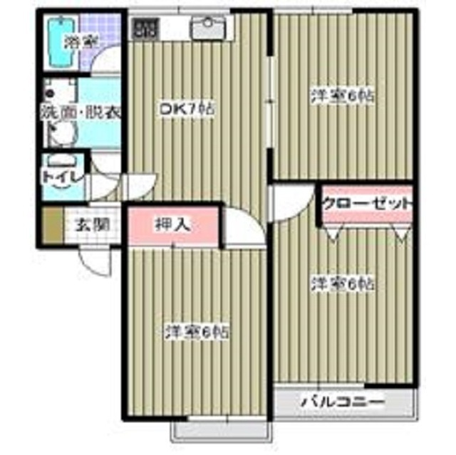 アメニティーパークフェニックス Cの間取り