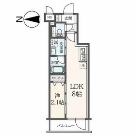 ハーモニーレジデンス東新宿の間取り