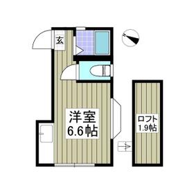 シャトー青葉の間取り