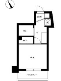 スカイコート新宿落合南長崎駅前の間取り