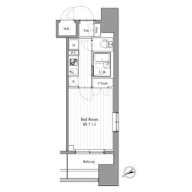 スペーシア梅屋敷の間取り