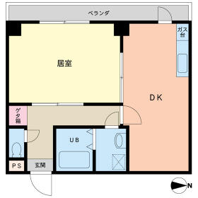 ロータリーハイム昭島の間取り