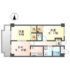 サーパス三ツ池公園Ⅰの間取り