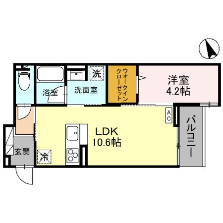 Re TORISIA南大通りの間取り