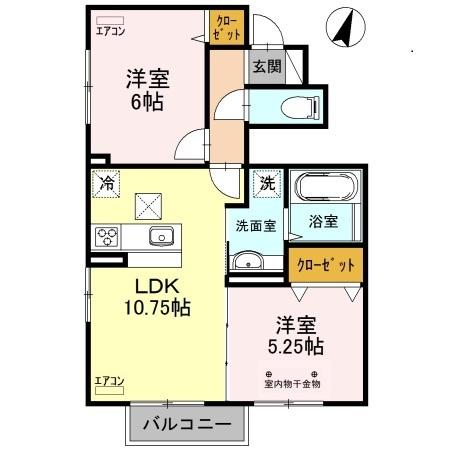 エクレールの間取り