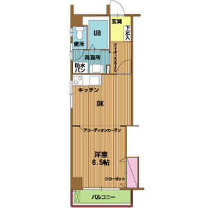 奥堂グリーンハイツの間取り
