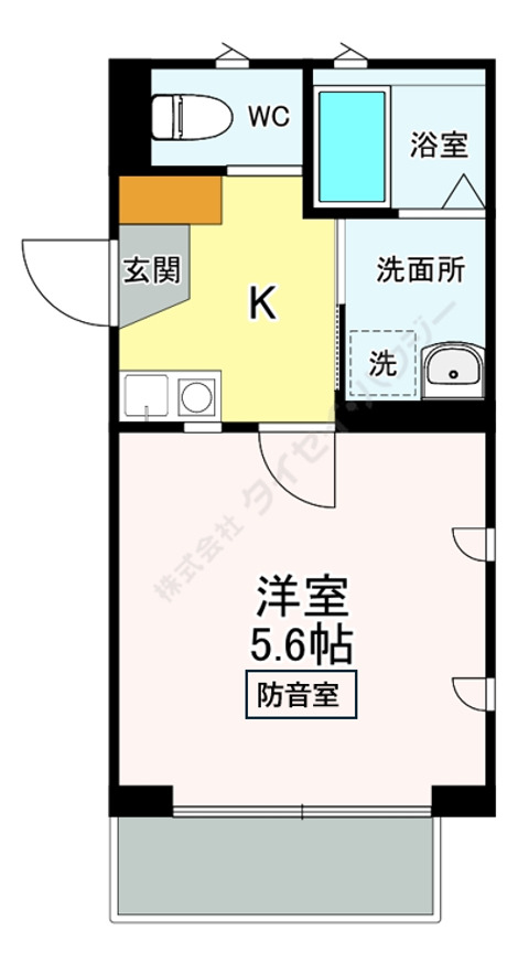 ブルーシャトーの間取り