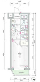 スカイコート世田谷代田橋・402号室の間取り