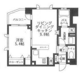 クリオ渋谷ラ・モードの間取り