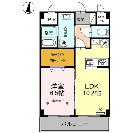 CREA元今泉の間取り