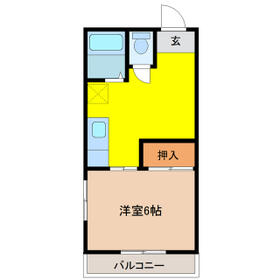 日栄ビル第2の間取り