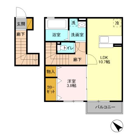 ブルーメの間取り