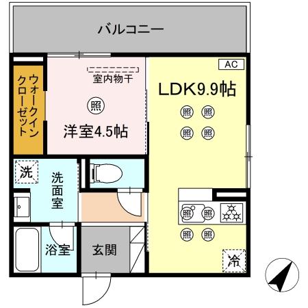 D-ROOM松香台の間取り