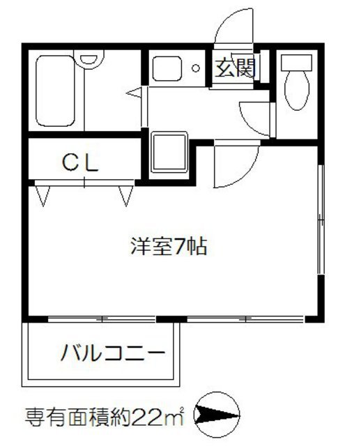 アメニティ天神橋の間取り