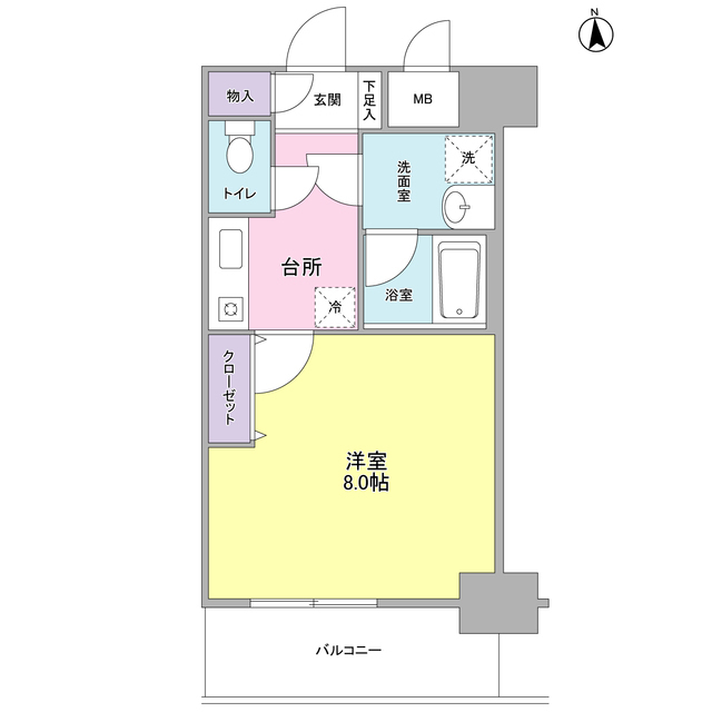 セレーノ品川の間取り