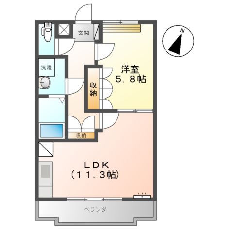 プリーザントエスパースの間取り