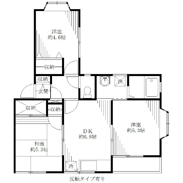プラザ天神PartⅠの間取り