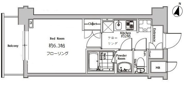 N-stage 獨協大学前の間取り