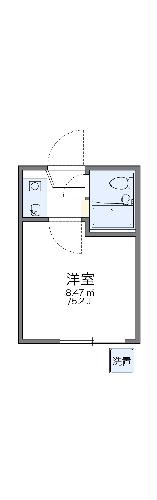 レオパレス南台第3の間取り