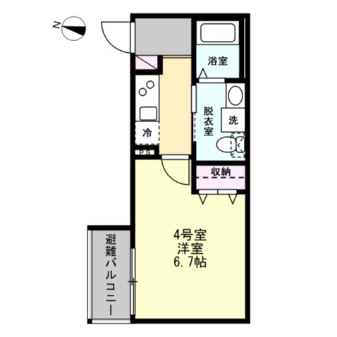 ベイルーム川崎小田栄の間取り