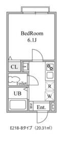 ムメ高柳(E-218)の間取り