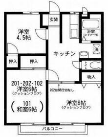 アーバングリーンの間取り