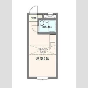 ベルピア六実1-1の間取り