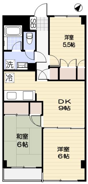 TSハイム市川の間取り