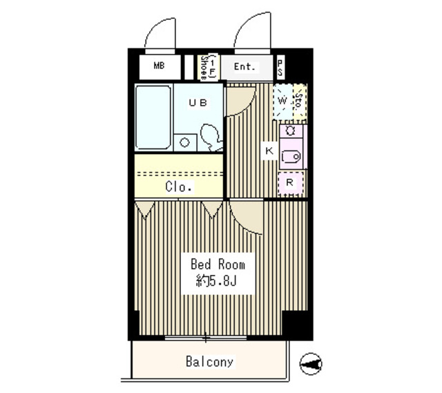 サンライズハイツⅡの間取り