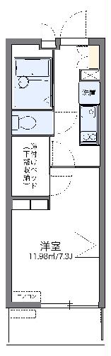 レオパレスエスペランサⅤの間取り
