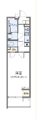 クレイノRiver cityの間取り