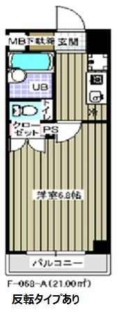 木場の完工年月(2008年3月)築の賃貸マンションの間取り