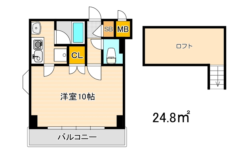 ★美紀屋平和ビルの間取り