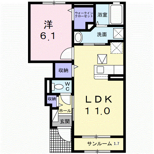 エテルノの間取り