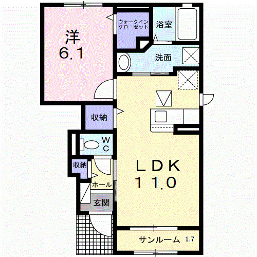 エテルノの間取り