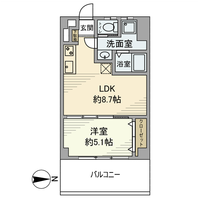 セントラルビルの間取り