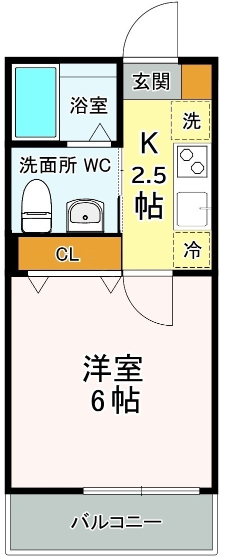 ブリーズ東船橋の間取り
