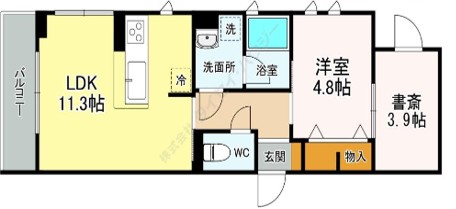 メゾン・ド・グランピエール アネックスの間取り