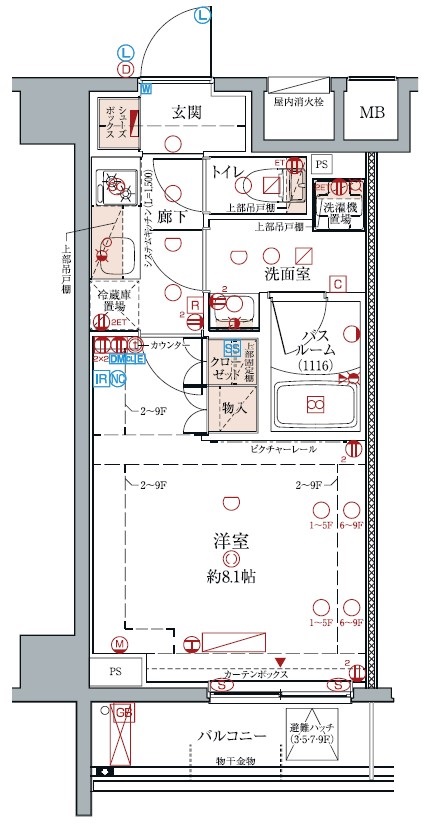 クレヴィスタ浮間舟渡の間取り