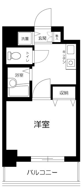 エクセリア池袋の間取り