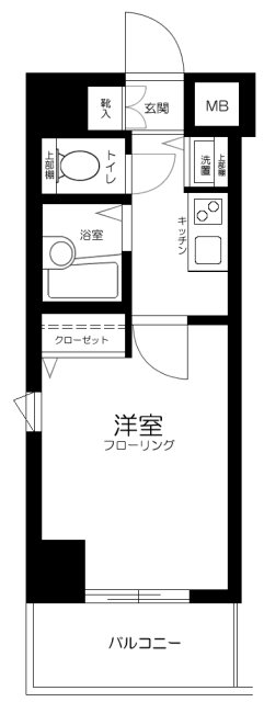 OLIO北千束の間取り