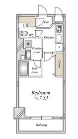 ＣＬＡＳＳＥＵＭ飯田橋・0302号室の間取り